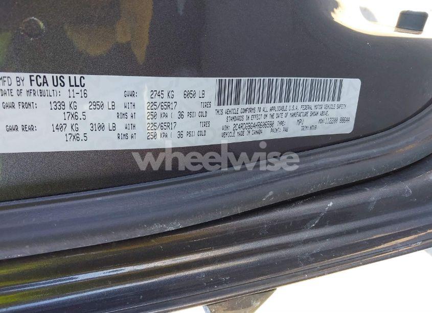 Photo 9 of 2017 Dodge Grand CARAVAN SE PLUS (VIN 2C4RDGBG4HR606580)