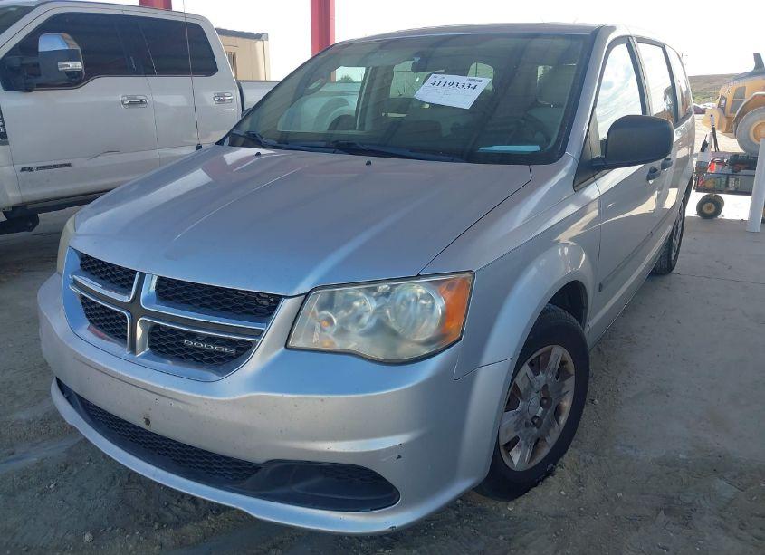 Photo 2 of 2012 Dodge Grand CARAVAN SE/AVP (VIN 2C4RDGBG5CR183372)