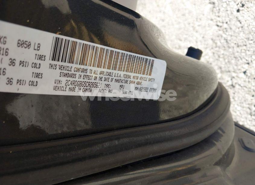 Photo 9 of 2012 Dodge Grand CARAVAN SE/AVP (VIN 2C4RDGBG5CR265621)