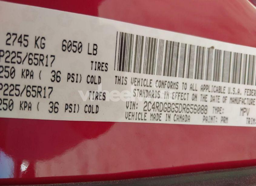 Photo 9 of 2013 Dodge Grand CARAVAN SE (VIN 2C4RDGBG5DR656088)