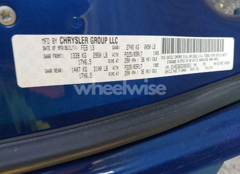 Photo 9 of 2013 Dodge Grand CARAVAN SE (VIN 2C4RDGBG5DR695621)