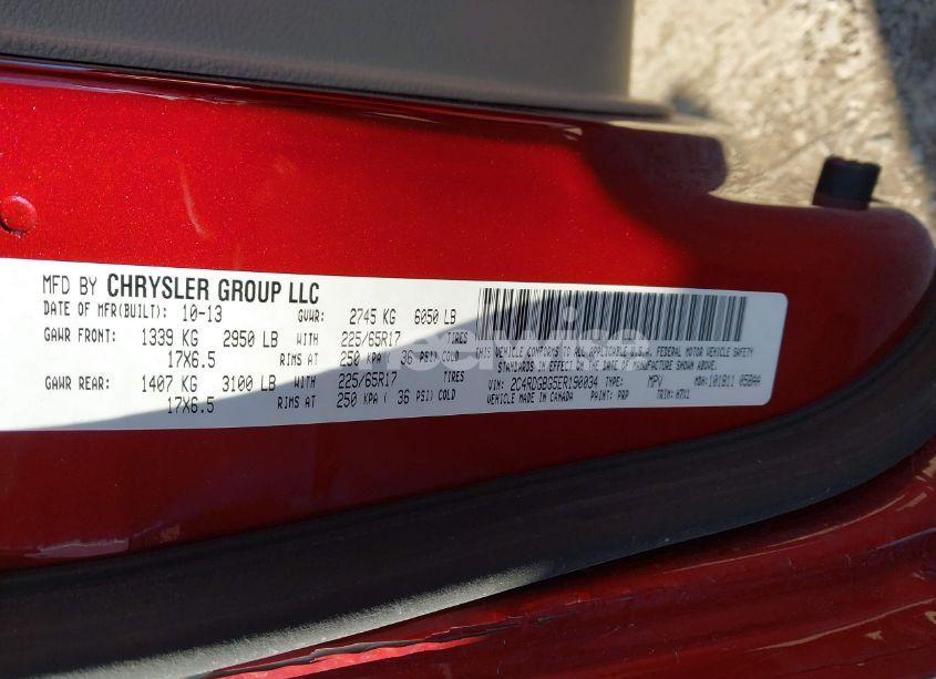 Photo 9 of 2014 Dodge Grand CARAVAN AMERICAN VALUE PKG (VIN 2C4RDGBG5ER190034)