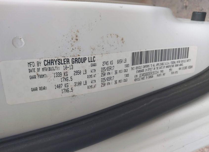 Photo 9 of 2014 Dodge Grand CARAVAN AMERICAN VALUE PKG (VIN 2C4RDGBG5ER191314)