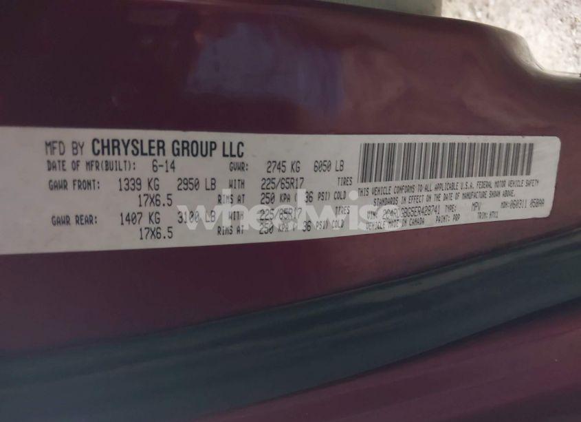 Photo 9 of 2014 Dodge Grand CARAVAN SE (VIN 2C4RDGBG5ER428741)