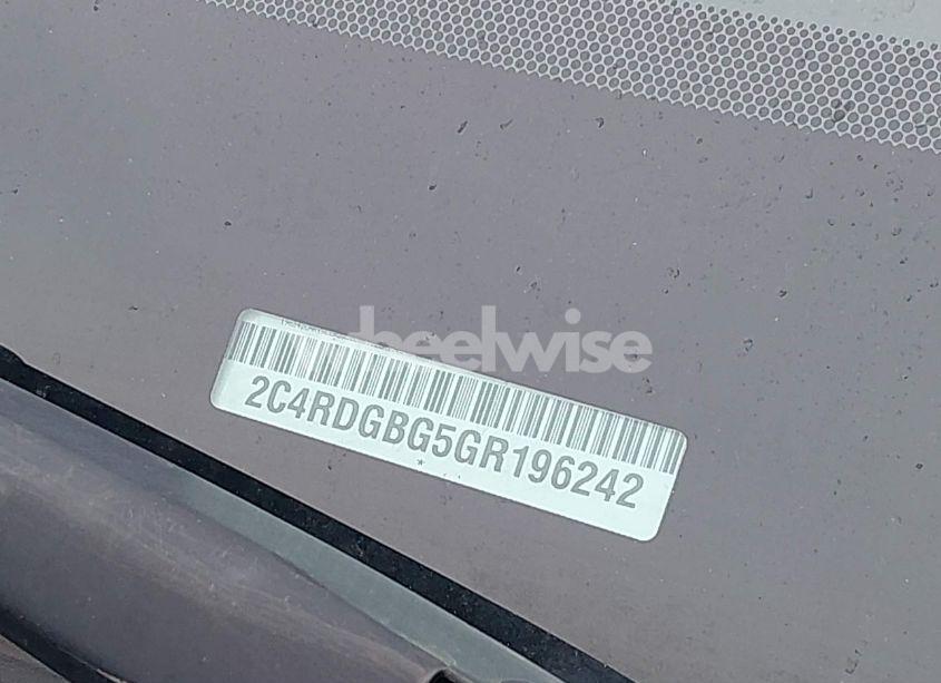 Photo 9 of 2016 Dodge Grand CARAVAN SE PLUS (VIN 2C4RDGBG5GR196242)