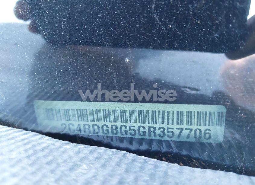 Photo 9 of 2016 Dodge Grand CARAVAN AMERICAN VALUE PKG (VIN 2C4RDGBG5GR357706)