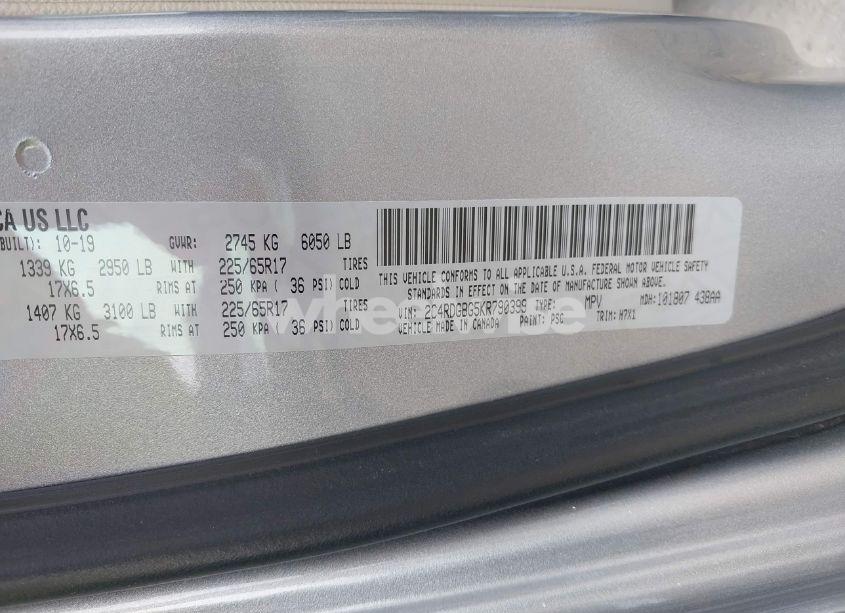 Photo 9 of 2019 Dodge Grand CARAVAN SE (VIN 2C4RDGBG5KR790399)