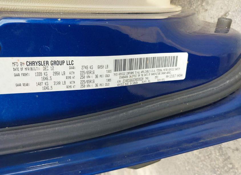 Photo 9 of 2013 Dodge Grand CARAVAN AMERICAN VALUE PKG (VIN 2C4RDGBG6DR659520)