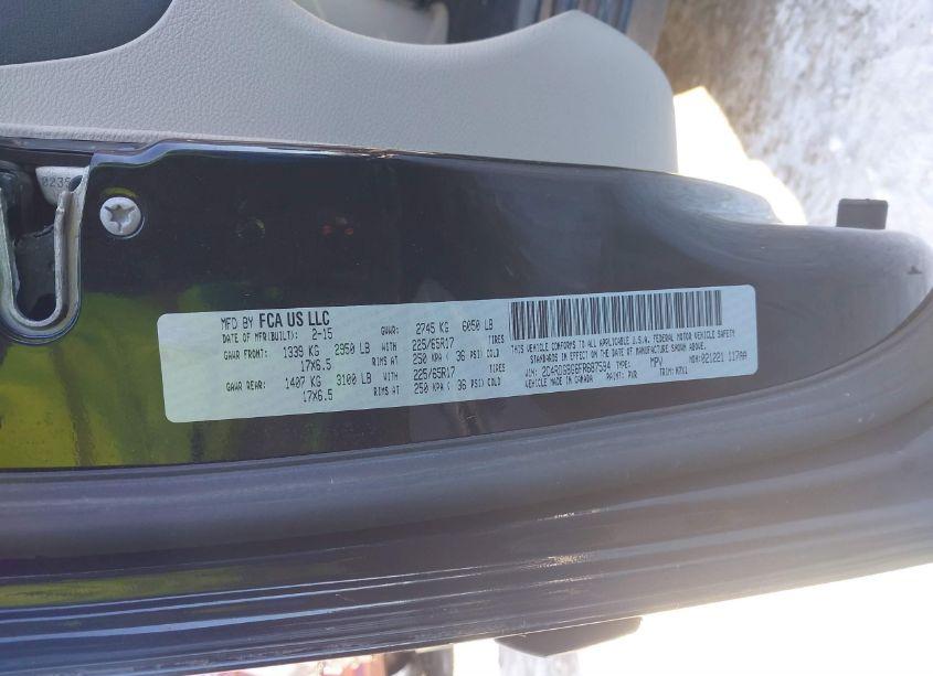 Photo 9 of 2015 Dodge Grand CARAVAN AMERICAN VALUE PKG (VIN 2C4RDGBG6FR687594)