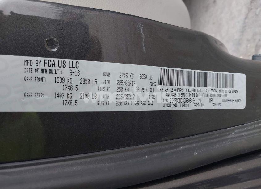 Photo 9 of 2016 Dodge Grand CARAVAN AMERICAN VALUE PKG (VIN 2C4RDGBG6GR396904)