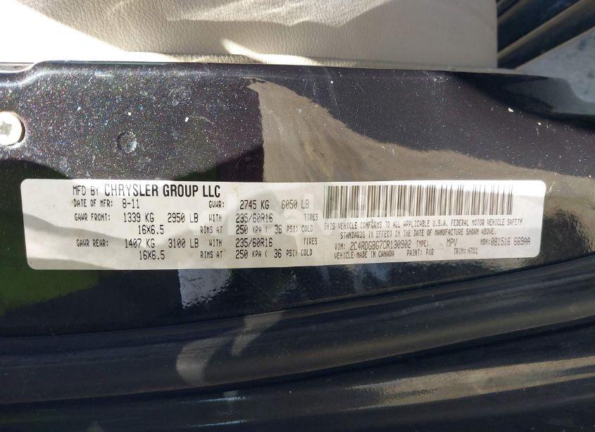 Photo 9 of 2012 Dodge Grand CARAVAN SE/AVP (VIN 2C4RDGBG7CR130902)