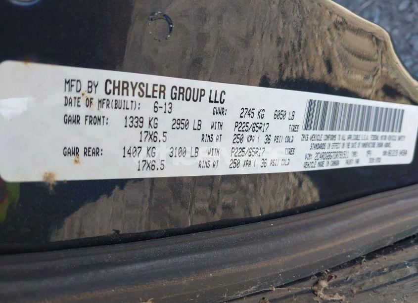 Photo 9 of 2013 Dodge Grand CARAVAN SE (VIN 2C4RDGBG7DR791511)