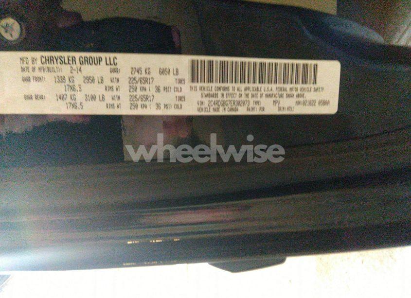 Photo 9 of 2014 Dodge Grand CARAVAN AMERICAN VALUE PKG (VIN 2C4RDGBG7ER302073)