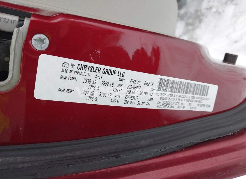 Photo 9 of 2014 Dodge Grand CARAVAN SE (VIN 2C4RDGBG7ER419779)