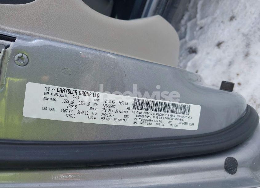 Photo 9 of 2014 Dodge Grand CARAVAN AMERICAN VALUE PKG (VIN 2C4RDGBG7ER463443)