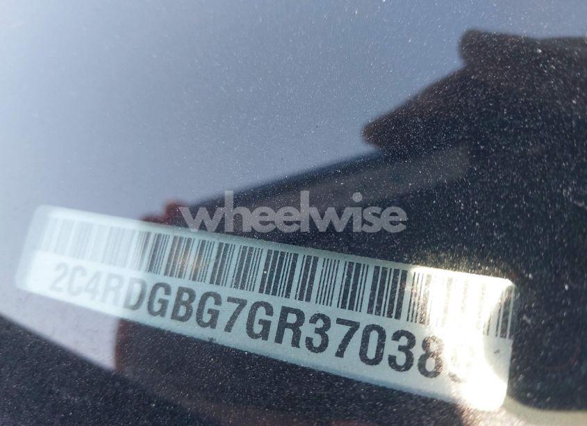 Photo 9 of 2016 Dodge Grand CARAVAN SE (VIN 2C4RDGBG7GR370389)