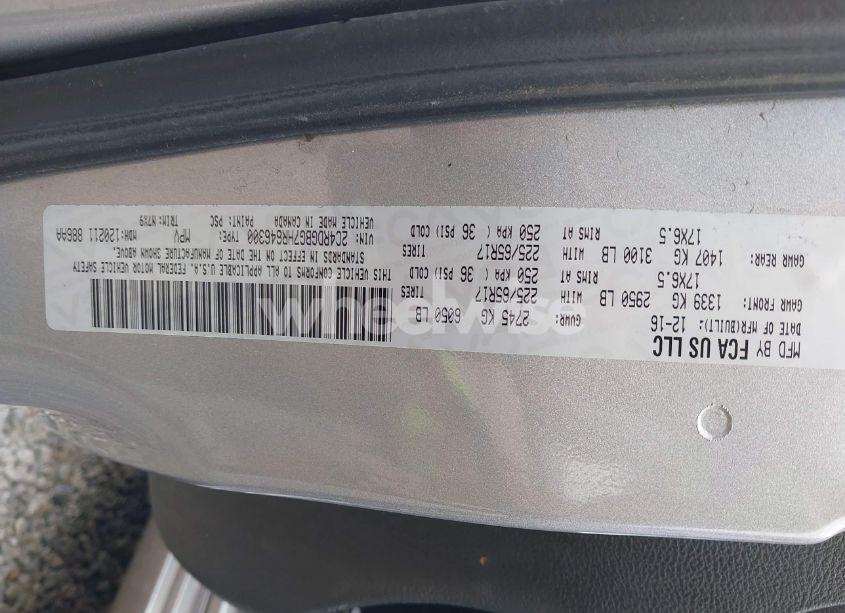 Photo 9 of 2017 Dodge Grand CARAVAN SE PLUS (VIN 2C4RDGBG7HR646300)