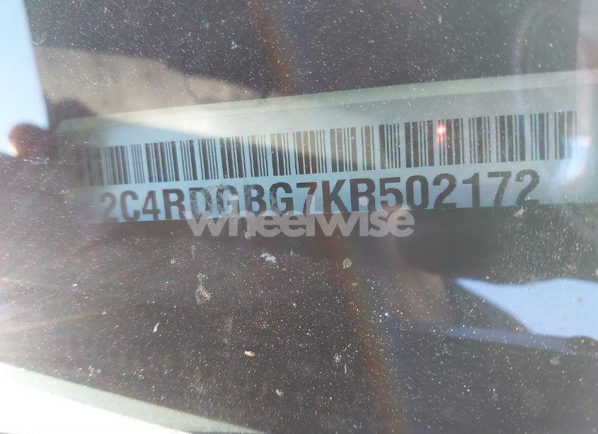 Photo 9 of 2019 Dodge Grand CARAVAN SE (VIN 2C4RDGBG7KR502172)