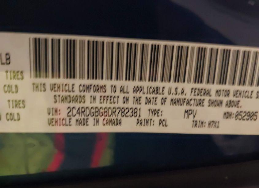 Photo 9 of 2013 Dodge Grand CARAVAN SE (VIN 2C4RDGBG8DR782381)