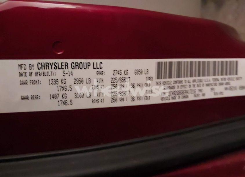 Photo 9 of 2014 Dodge Grand CARAVAN SE (VIN 2C4RDGBG8ER417216)