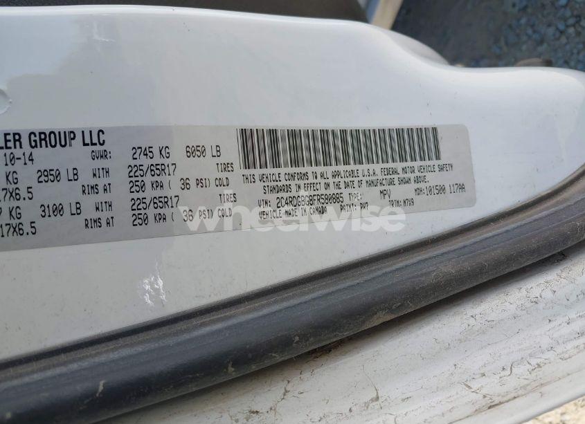 Photo 9 of 2015 Dodge Grand CARAVAN SE (VIN 2C4RDGBG8FR580885)