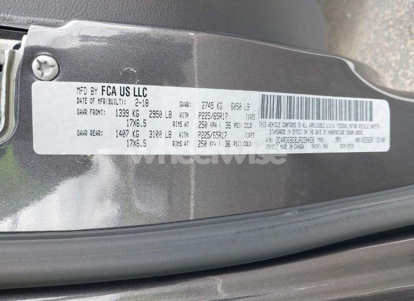 Photo 9 of 2018 Dodge Grand CARAVAN SE PLUS (VIN 2C4RDGBG8JR220458)