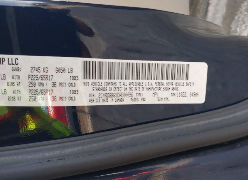 Photo 9 of 2013 Dodge Grand CARAVAN SE (VIN 2C4RDGBG9DR600056)