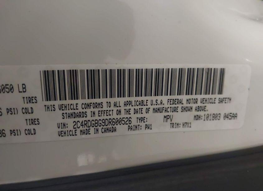 Photo 9 of 2013 Dodge Grand CARAVAN SE (VIN 2C4RDGBG9DR600526)