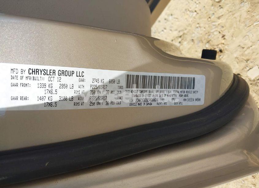 Photo 9 of 2013 Dodge Grand CARAVAN SE (VIN 2C4RDGBG9DR600686)