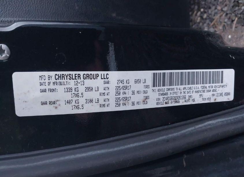 Photo 9 of 2014 Dodge Grand CARAVAN AVP/SE (VIN 2C4RDGBG9ER261266)