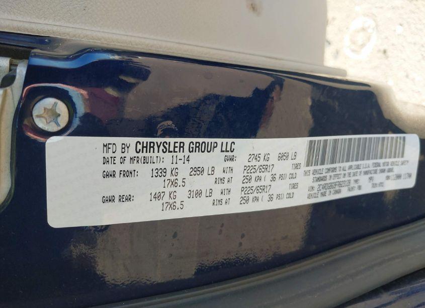 Photo 9 of 2015 Dodge Grand CARAVAN SE (VIN 2C4RDGBG9FR623128)