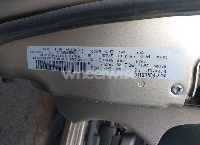 Photo 9 of 2015 Dodge Grand CARAVAN SE (VIN 2C4RDGBG9FR724878)