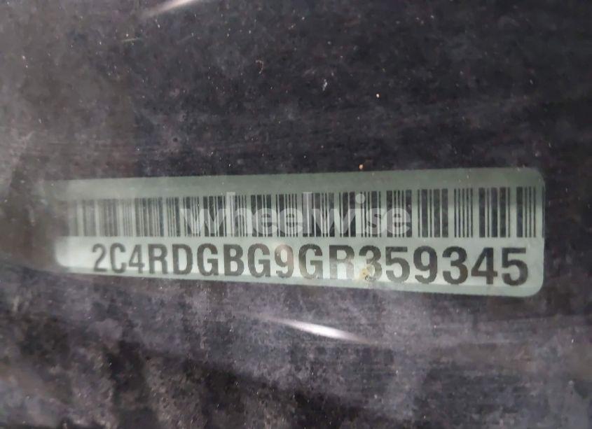 Photo 9 of 2016 Dodge Grand CARAVAN AMERICAN VALUE PKG (VIN 2C4RDGBG9GR359345)