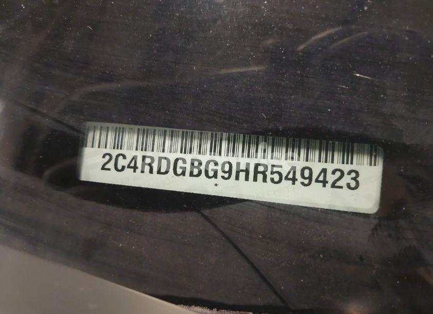 Photo 9 of 2017 Dodge Grand CARAVAN SE PLUS (VIN 2C4RDGBG9HR549423)