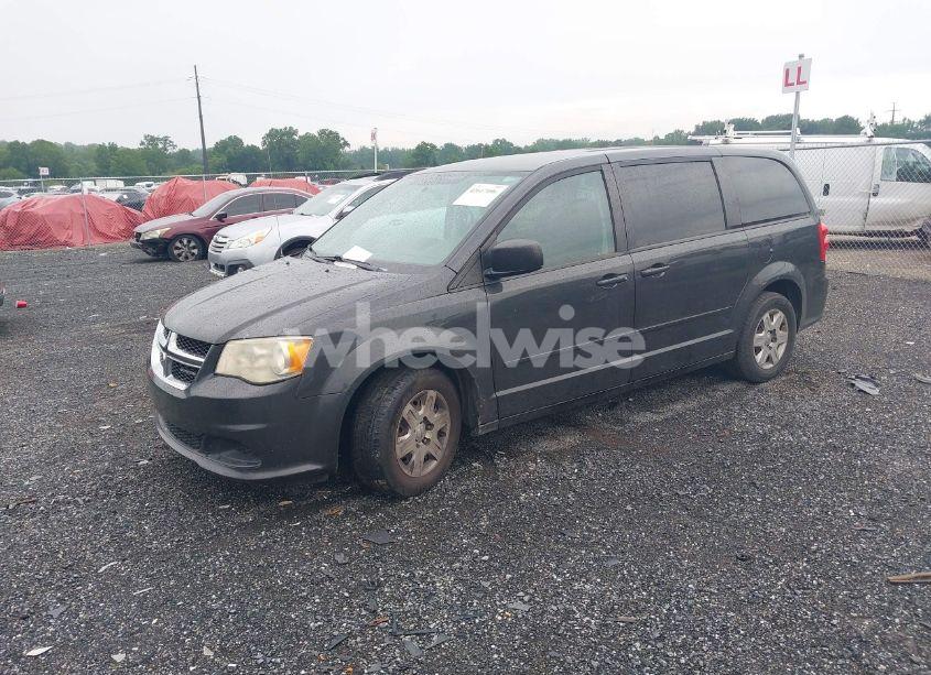 Photo 2 of 2012 Dodge Grand CARAVAN SE/AVP (VIN 2C4RDGBGXCR231707)