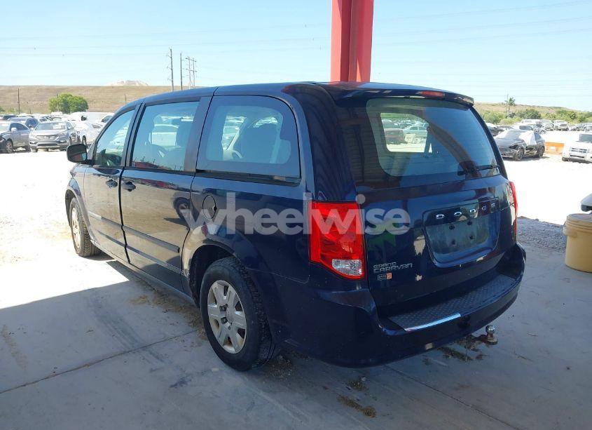 Photo 3 of 2013 Dodge Grand CARAVAN AMERICAN VALUE PKG (VIN 2C4RDGBGXDR599936)