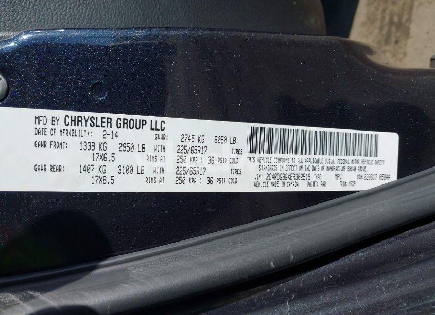 Photo 9 of 2014 Dodge Grand CARAVAN SE (VIN 2C4RDGBGXER302519)