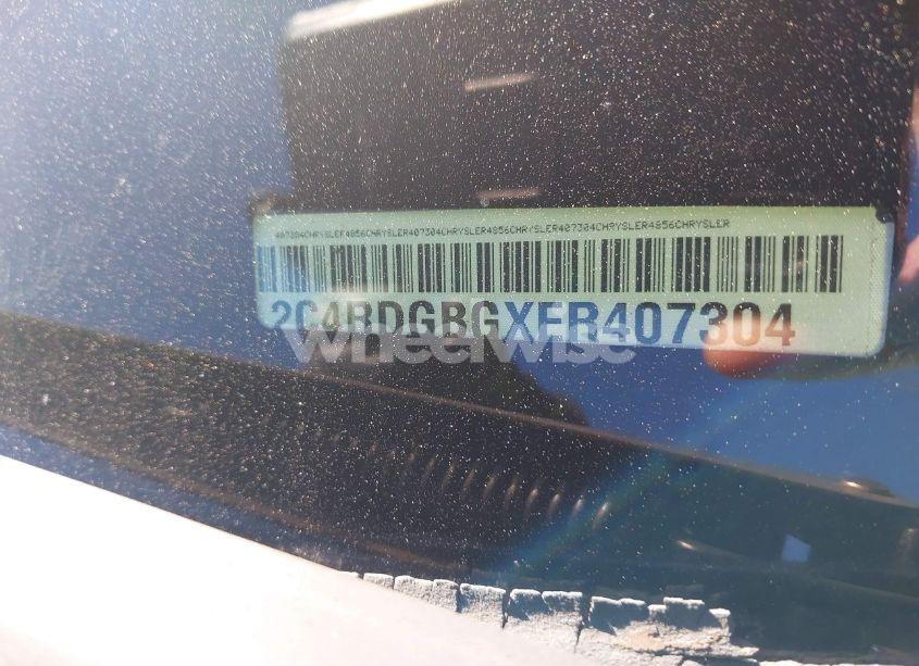 Photo 9 of 2014 Dodge Grand CARAVAN AMERICAN VALUE PKG (VIN 2C4RDGBGXER407304)