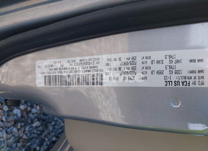 Photo 9 of 2015 Dodge Grand CARAVAN SE (VIN 2C4RDGBGXFR687873)