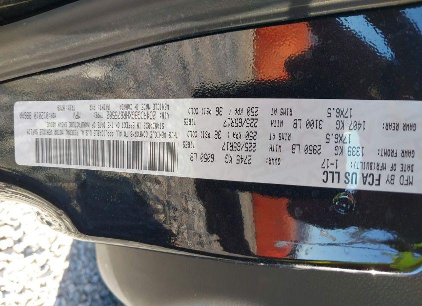 Photo 9 of 2017 Dodge Grand CARAVAN SE PLUS (VIN 2C4RDGBGXHR675502)