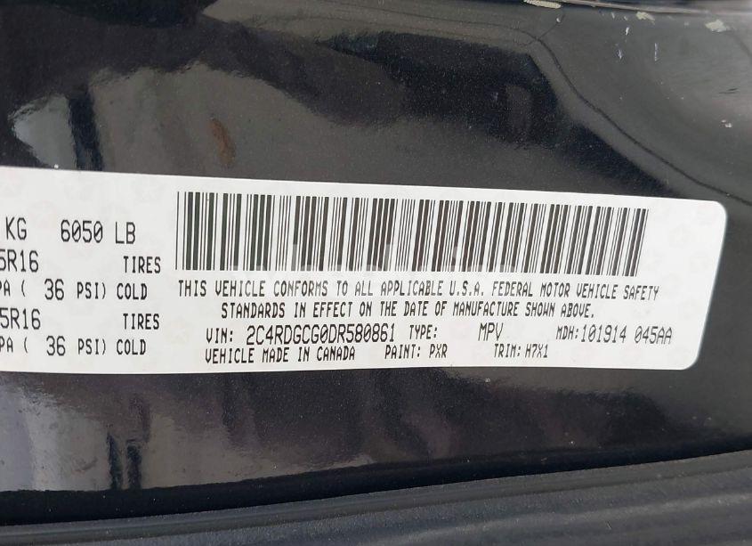 Photo 9 of 2013 Dodge Grand CARAVAN SXT (VIN 2C4RDGCG0DR580861)