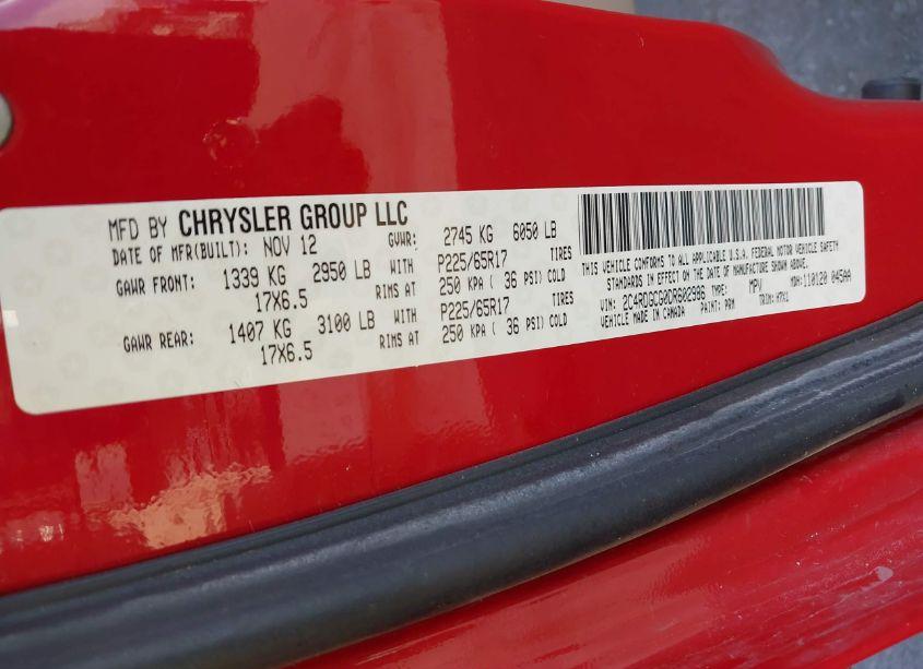 Photo 9 of 2013 Dodge Grand CARAVAN SXT (VIN 2C4RDGCG0DR602986)