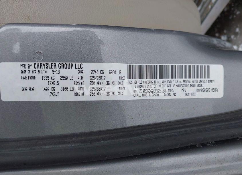 Photo 9 of 2014 Dodge Grand CARAVAN SXT (VIN 2C4RDGCG0ER128166)