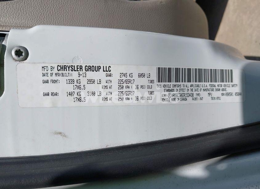 Photo 9 of 2014 Dodge Grand CARAVAN SXT (VIN 2C4RDGCG0ER153438)