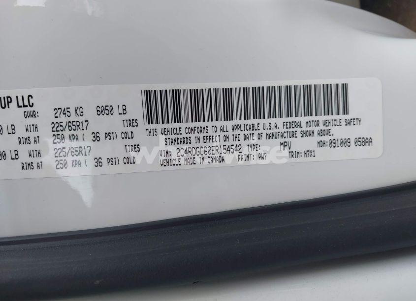 Photo 9 of 2014 Dodge Grand CARAVAN SXT (VIN 2C4RDGCG0ER154542)