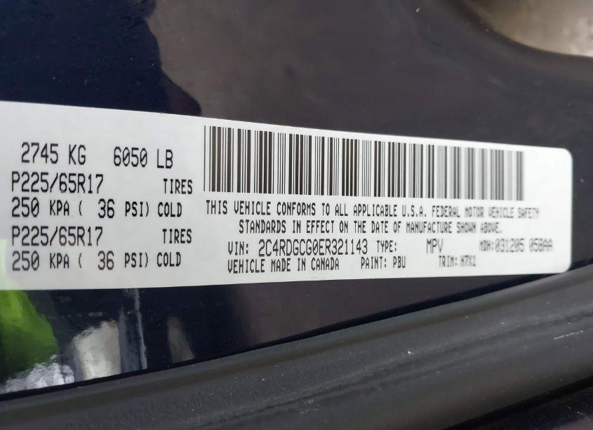 Photo 9 of 2014 Dodge Grand CARAVAN SXT (VIN 2C4RDGCG0ER321143)