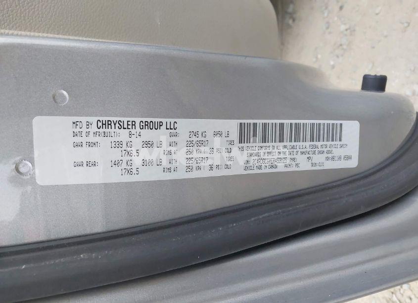 Photo 9 of 2014 Dodge Grand CARAVAN SXT 30TH ANNIVERSARY (VIN 2C4RDGCG0ER453125)