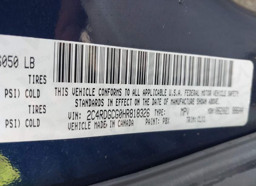 Photo 9 of 2017 Dodge Grand CARAVAN SXT (VIN 2C4RDGCG0HR818326)