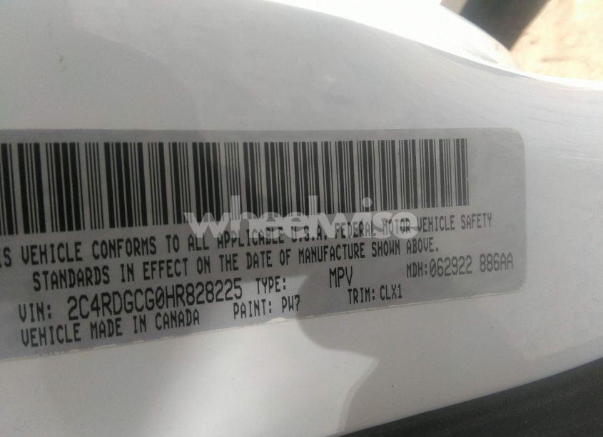 Photo 9 of 2017 Dodge Grand CARAVAN SXT (VIN 2C4RDGCG0HR828225)