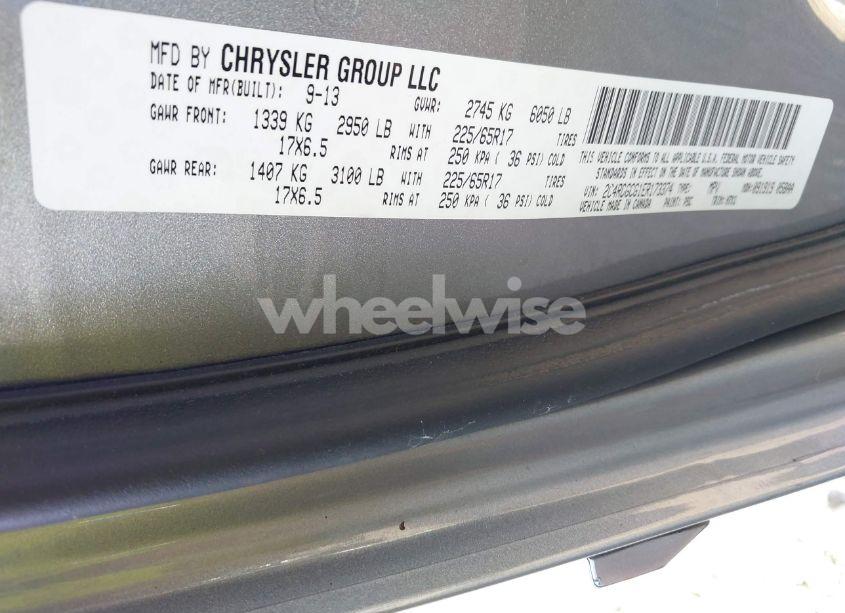 Photo 9 of 2014 Dodge Grand CARAVAN SXT (VIN 2C4RDGCG1ER173374)